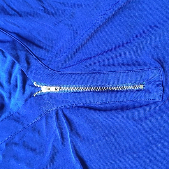 Sweet wanderer blue maternity blouse L - Picture 4 of 5